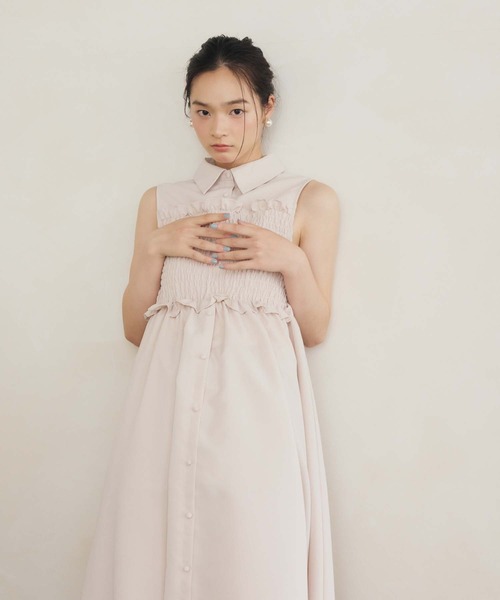 ビスチェ付シャツワンピース（ワンピース）｜fifth（フィフス）