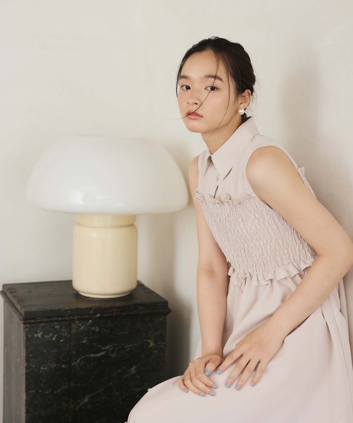 ビスチェ付シャツワンピース（ワンピース）｜fifth（フィフス）