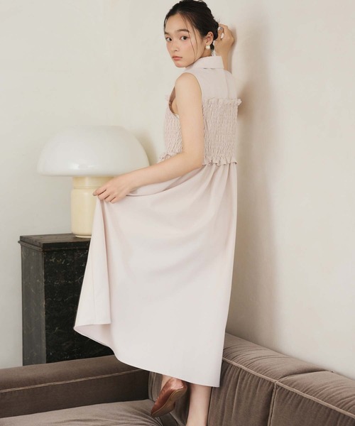 ビスチェ付シャツワンピース（ワンピース）｜fifth（フィフス）