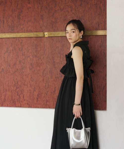 ビスチェ付シャツワンピース（ワンピース）｜fifth（フィフス）