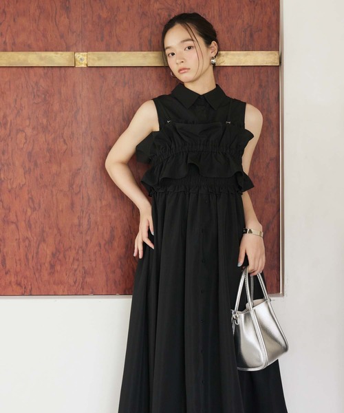 ビスチェ付シャツワンピース（ワンピース）｜fifth（フィフス）