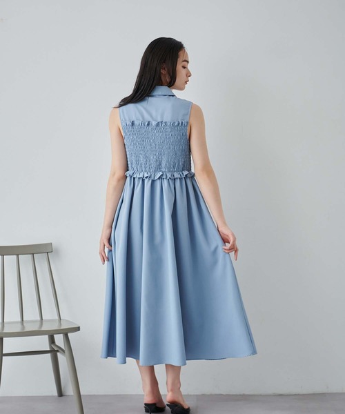 ビスチェ付シャツワンピース（ワンピース）｜fifth（フィフス）