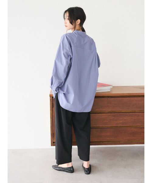 CRAFT STANDARD BOUTIQUE（クラフトスタンダードブティック）の「ポリトロイージーパンツ（その他パンツ・レディース・グレイッシュベージュ/ブラック/モカ・L/M）」の16枚目の写真