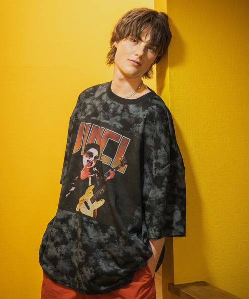 JIN コヤンライブ　Tシャツ HiKESHi SPiRiT 七転八起 抜染スラブ Tシャツ – NOREN JAPAN