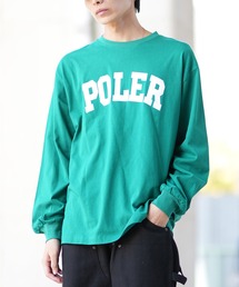 【POLeR/ポーラー】COLLEGE ロングスリーブTシャツ POLeR （ ポーラー ロンT ） POLER OUT MI SWAMP RELAX FIT L/S