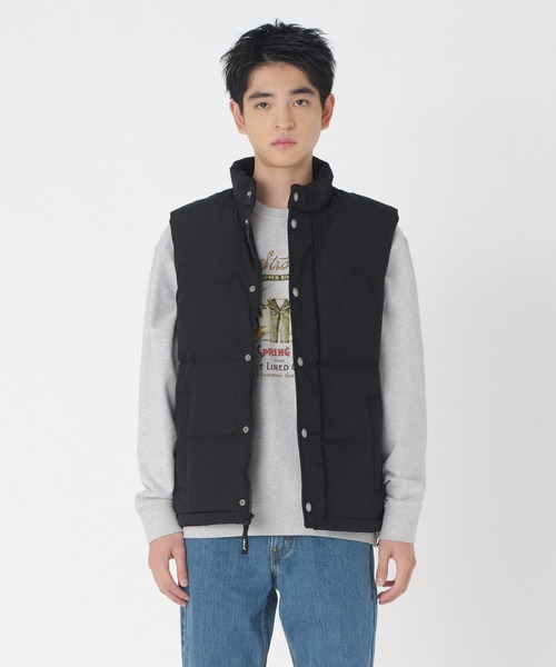 Levis リーバイス ダウンベスト ビンテージ ブランド品 ブラック 古着 黒 Levi's ダウンベスト ベスト Levi's/リーバイス ワイルド ウェスト