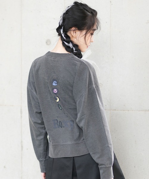 ROXY(ロキシー)の「ROXY/ロキシー ロンT RLT244043(Tシャツ/カットソー・レディース・ナチュラル/ブラック・M/L)」の1枚目の写真