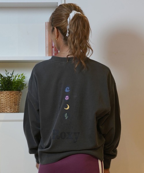 ROXY(ロキシー)の「ROXY/ロキシー ロンT RLT244043(Tシャツ/カットソー・レディース・ナチュラル/ブラック・M/L)」の5枚目の写真