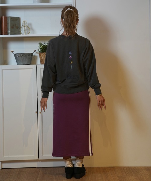 ROXY(ロキシー)の「ROXY/ロキシー ロンT RLT244043(Tシャツ/カットソー・レディース・ナチュラル/ブラック・M/L)」の7枚目の写真