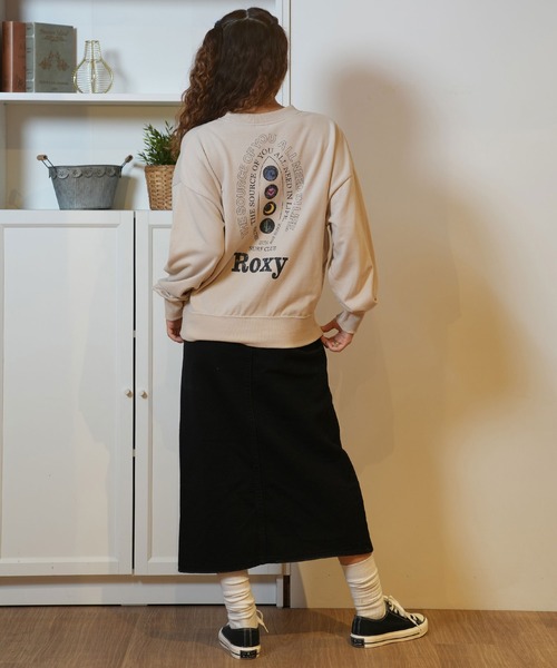 ROXY(ロキシー)の「ROXY/ロキシー ロンT RLT244043(Tシャツ/カットソー・レディース・ナチュラル/ブラック・M/L)」の12枚目の写真