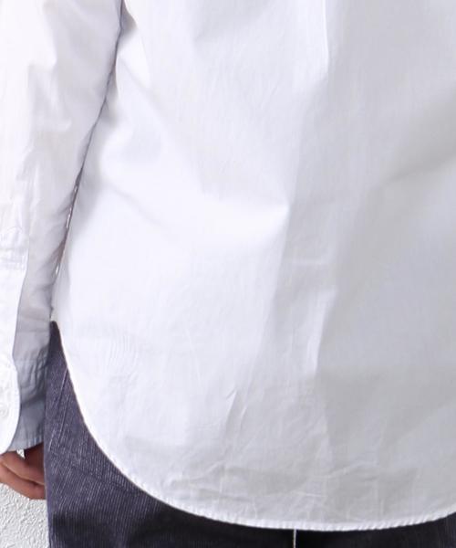 coen（コーエン）の「ブロードソリッドスリムワイヤーシャツ◆（シャツ/ブラウス・レディース・ホワイト/ロイヤルブルー・LARGE/SMALL/MEDIUM）」の8枚目の写真