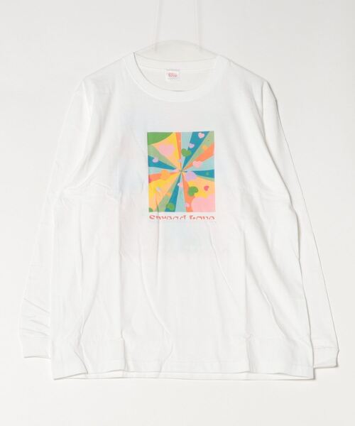 INNOCENT(イノセント)の「『Spread Love』オリジナルプリント L/S T(Tシャツ/カットソー・レディース・ブラック/ホワイト・MEDIUM/LARGE)」の2枚目の写真