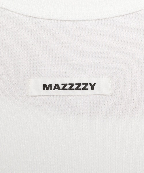 MAZZZZY(マジ―)の「MAZZZZY/ロゴネームT(Tシャツ/カットソー・レディース・ホワイト/ブラック/グレー・FREE)」の7枚目の写真