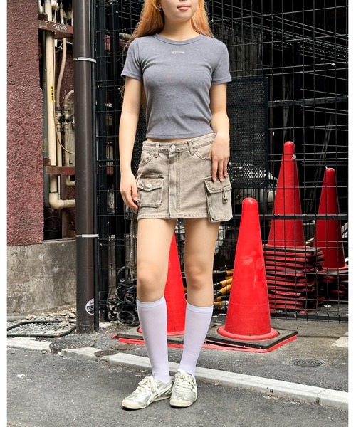 MAZZZZY(マジ―)の「MAZZZZY/ロゴネームT(Tシャツ/カットソー・レディース・ホワイト/ブラック/グレー・FREE)」の20枚目の写真