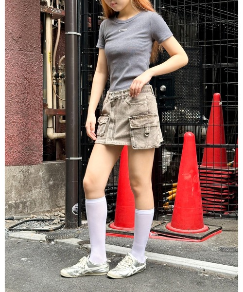 MAZZZZY(マジ―)の「MAZZZZY/ロゴネームT(Tシャツ/カットソー・レディース・ホワイト/ブラック/グレー・FREE)」の19枚目の写真