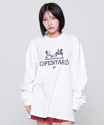OPENYARD OY ホワイト パーカー&長袖Tシャツ セット OPENYARD OY ホワイト パーカー&長袖Tシャツ セット OPENYARD OY