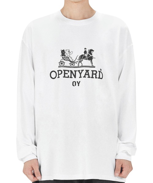 tシャツ 「OY/オーワイ」 CARRIAGE LONG SLEEVE/キャリッジ ロングスリーブ レディース メンズ OY/オーワイ』 CARRIAGE LONG SLEEVE/キャリッジ ロングスリーブ