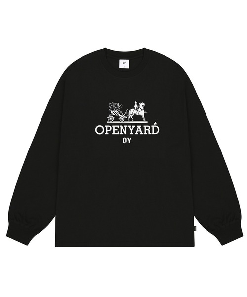 OY(オーワイ)の「『OY/オーワイ』 CARRIAGE LONG SLEEVE/キャリッジ ロングスリーブ(Tシャツ/カットソー・レディース・ホワイト/ブラック・L/M/S)」の21枚目の写真