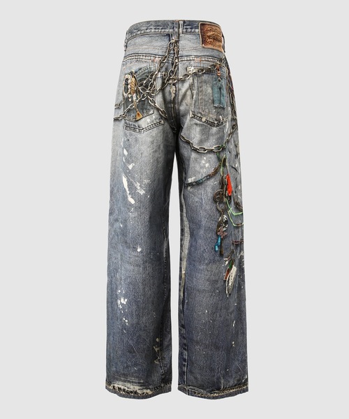 FN-MN-TROU001020 Acne Studios デニム 総柄 46 Acne Studios（アクネストゥディオズ）の「FN-MN-TROU001020（デニム