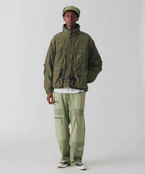 SILAS（サイラス）の「FLIGHT CAP（キャップ・メンズ・ブラック/オリーブ・ONE SIZE）」の20枚目の写真