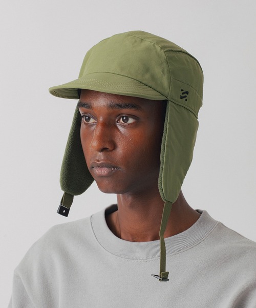 SILAS（サイラス）の「FLIGHT CAP（キャップ・メンズ・ブラック/オリーブ・ONE SIZE）」の12枚目の写真