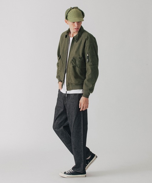 SILAS（サイラス）の「FLIGHT CAP（キャップ・メンズ・ブラック/オリーブ・ONE SIZE）」の19枚目の写真