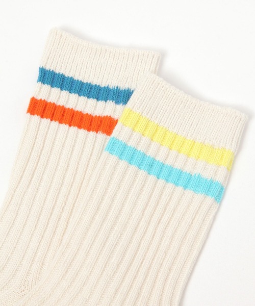 LEPSIM(レプシィム)の「【Healthknit/ヘルスニット】ラインソックス 132008(ソックス/靴下・レディース・アイボリー/ブラック/グレー/オフホワイト/ホワイト系その他/ホワイト系その他2・ONE SIZE)」の17枚目の写真