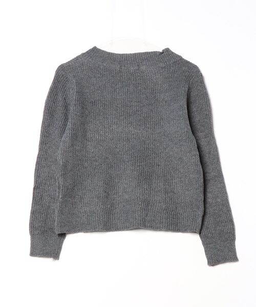 FREE STYLISTS(フリー スタイリスト)の「Vネックニット プルオーバー(ニット/セーター・レディース・ホワイト/チャコールグレー/グレー/モカ・FREE)」の5枚目の写真