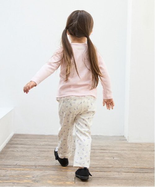 petit main（プティマイン）の「【スマイル/リンク】リボン刺しゅうロングパンツ(キッズサイズ)（その他パンツ・キッズ・ブルー/ブラック/マルチ/ピンク/キナリ/ラベンダー・80ｃｍ/90cm/100cm/110cm/120cm/130cm）」の10枚目の写真