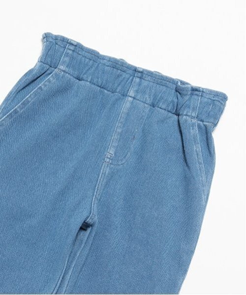 petit main（プティマイン）の「【スマイル/リンク】リボン刺しゅうロングパンツ(キッズサイズ)（その他パンツ・キッズ・ブルー/ブラック/マルチ/ピンク/キナリ/ラベンダー・80ｃｍ/90cm/100cm/110cm/120cm/130cm）」の14枚目の写真