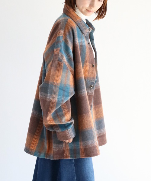 【 BEVERLY HILLS POLO CLUB】シャギーチェックシャツ BEVERY HILLS P.C ビバリーヒルズポロクラブ 長袖 シャツ