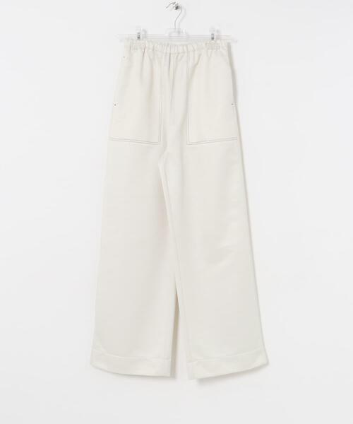 LAATO(ラート)の「easy stitch pants(その他パンツ・レディース・アイボリー/グリーン/ライトグレー・FREE)」の4枚目の写真