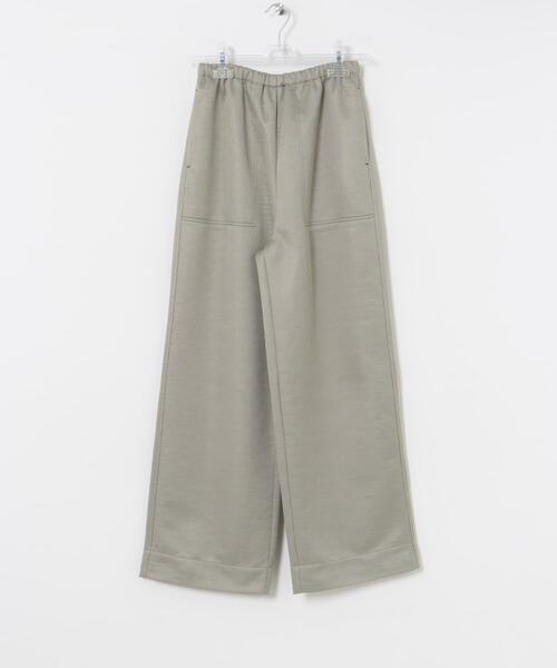 LAATO(ラート)の「easy stitch pants(その他パンツ・レディース・アイボリー/グリーン/ライトグレー・FREE)」の9枚目の写真