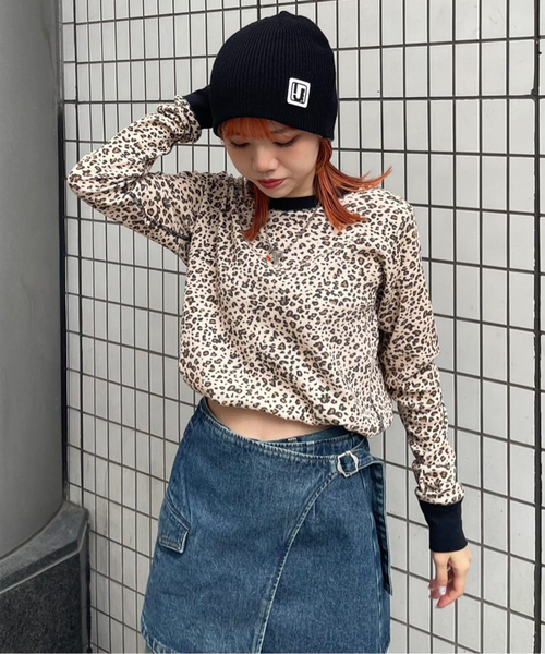 MILLER(ミラー)の「《別注》【MILLER/ミラー】 Waffle LS Tee:ワッフルロンT(Tシャツ/カットソー・レディース・ホワイト/ブラウン/その他・FREE)」の2枚目の写真