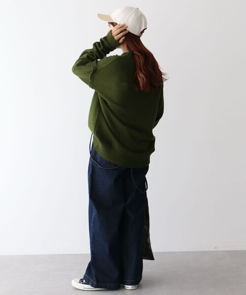 CRAFT STANDARD BOUTIQUE（クラフトスタンダードブティック）の「【ユニセックス】エンブレム刺繍バイカラーキャップ（キャップ・レディース・ブラック/ライトベージュ/チャコールグレー・FREE）」の10枚目の写真