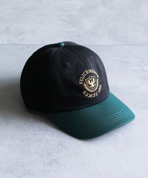 CRAFT STANDARD BOUTIQUE（クラフトスタンダードブティック）の「【ユニセックス】エンブレム刺繍バイカラーキャップ（キャップ・レディース・ブラック/ライトベージュ/チャコールグレー・FREE）」の11枚目の写真