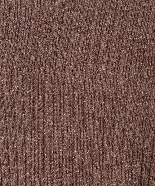 Another Edition（アナザーエディション）の「スラブリブプルオーバー/AEBC　ＣＯスラブリブＰＯ◆（ニット/セーター・レディース・オフホワイト/ブラウン・フリー）」の9枚目の写真