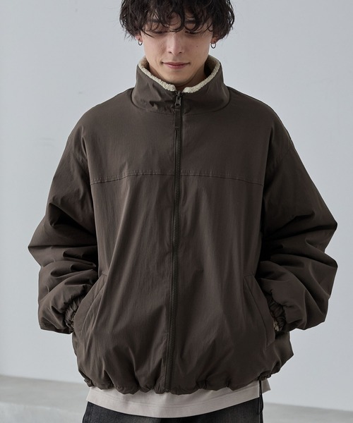STUDIOUS THE Cashmere wool 2wayスタンドブルゾン THE Cashmere wool 2wayスタンドブルゾン/カシミヤ混/軽い着心地