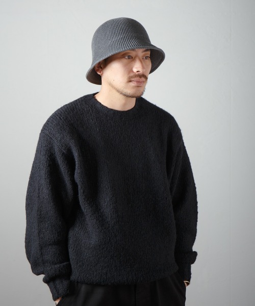 Paper Blend Thermo Knit Tulip Hat / 和紙混紡サーモニット