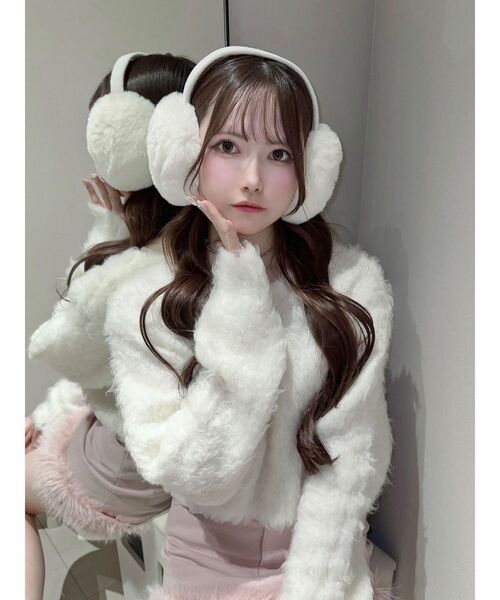 EATME（イートミー）の「モコモコニットTOP（ニット/セーター・レディース・オフホワイト/グレー/ブルー/レッド・FREE）」の12枚目の写真