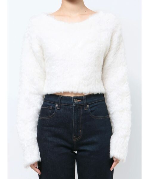 EATME（イートミー）の「モコモコニットTOP（ニット/セーター・レディース・オフホワイト/グレー/ブルー/レッド・FREE）」の17枚目の写真