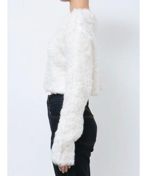 EATME（イートミー）の「モコモコニットTOP（ニット/セーター・レディース・オフホワイト/グレー/ブルー/レッド・FREE）」の18枚目の写真