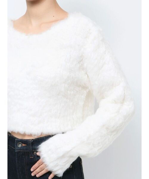 EATME（イートミー）の「モコモコニットTOP（ニット/セーター・レディース・オフホワイト/グレー/ブルー/レッド・FREE）」の21枚目の写真