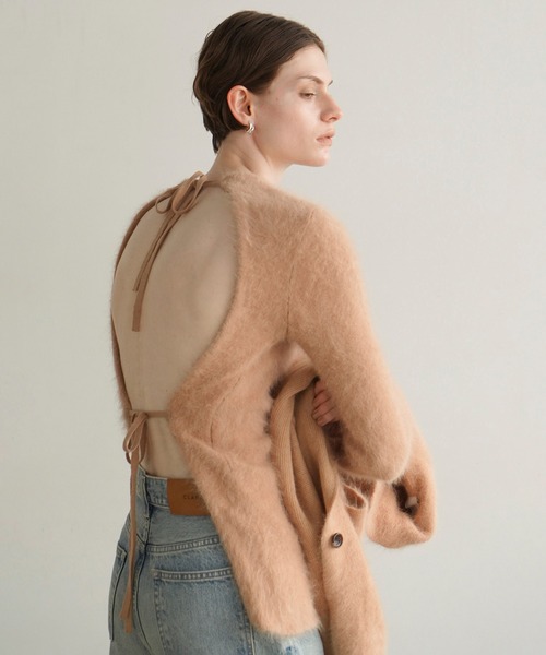 セール】ANGOLA BACK OPEN KNIT TOPS(ニット/セーター)|CLANE セール】ANGOLA BACK OPEN KNIT TOPS(ニット/セーター)|CLANE