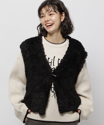 niko and... | トグルファーニットベスト(ベスト)