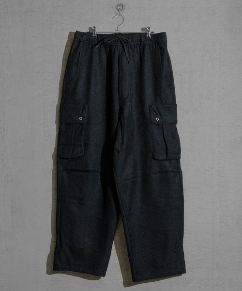 ROOT THREE（ルートスリー）の「【3】ポリツイル ワイドカーゴパンツ（カーゴパンツ・メンズ・ブラウン/グレー/ネイビー/ブラック・MEDIUM/LARGE/X-LARGE）」の21枚目の写真