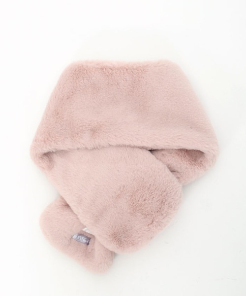axes femme POETIQUE(アクシーズファムポエティック)の「リボンファーマフラー(マフラー・レディース・サックスブルー/キナリ/ピンク・FREE)」の16枚目の写真