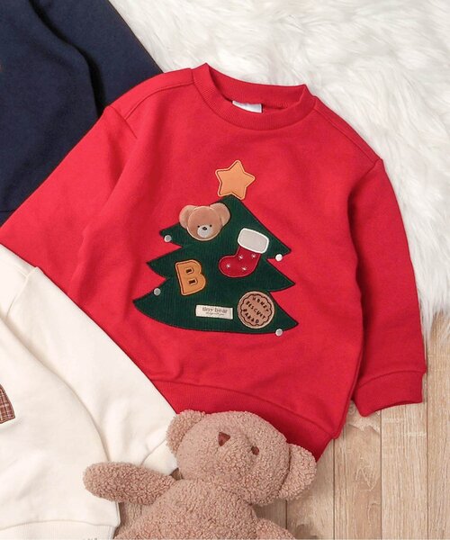 セール】tiny bear アップリケトレーナー（スウェット）｜apres les