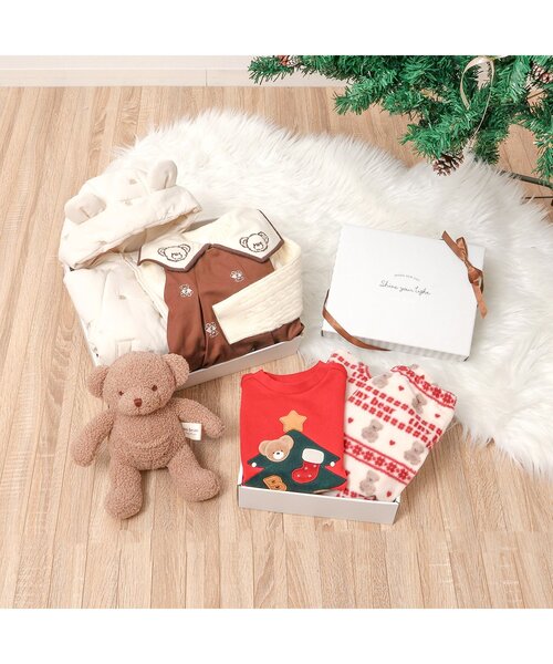 apres les cours(アプレレクール)の「tiny bear アップリケトレーナー(スウェット・キッズ・アイボリー/レッド/ネイビー・80/90/100/110/120)」の9枚目の写真