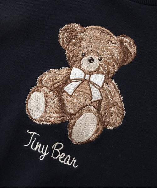 apres les cours(アプレレクール)の「tiny bear アップリケトレーナー(スウェット・キッズ・アイボリー/レッド/ネイビー・80/90/100/110/120)」の17枚目の写真